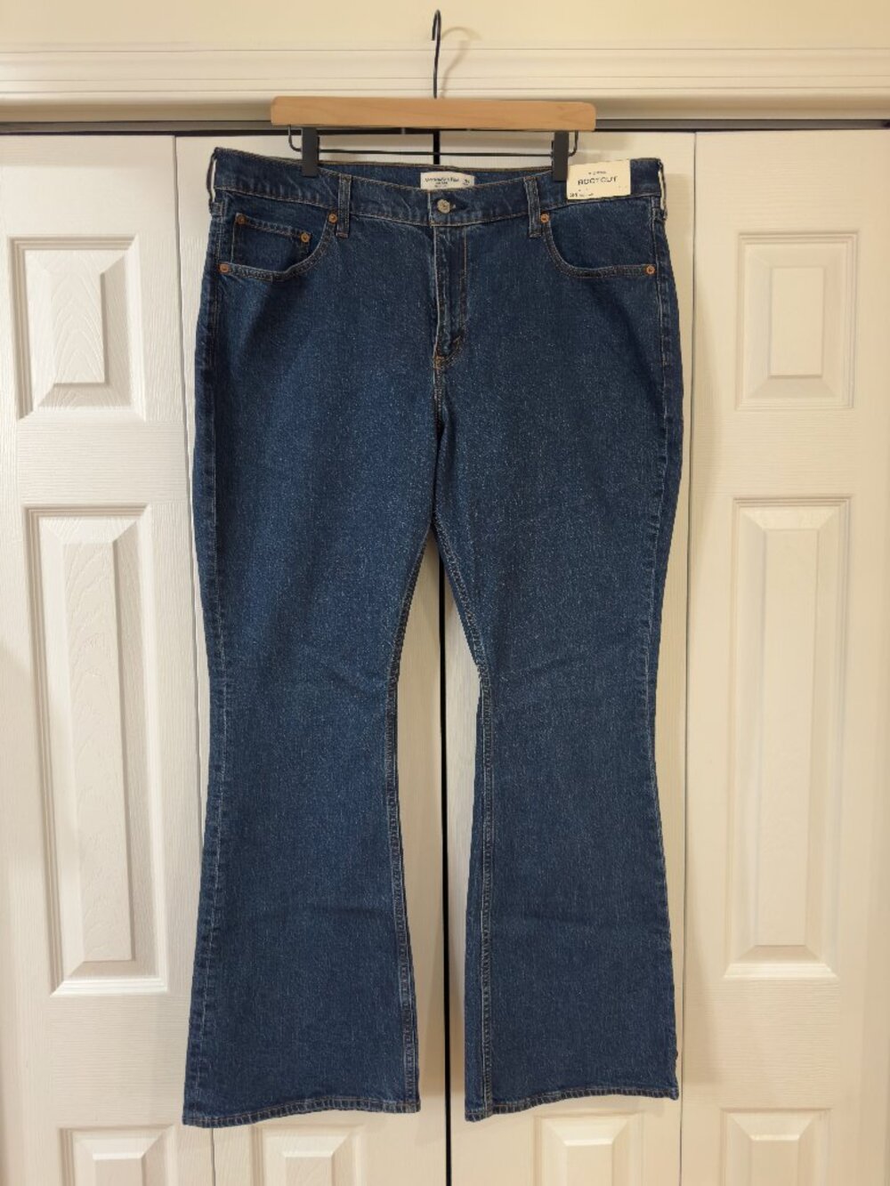 Abercrombie & Fitch Mid Rise Boot Cut Jeans